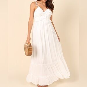 Davy Ruffle Detail Maxi